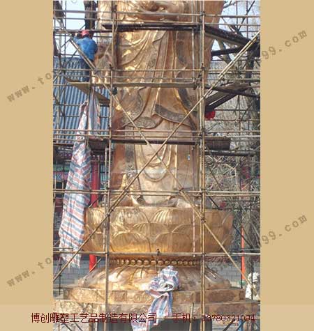 哈尔滨极乐寺铜雕大佛制作流程7