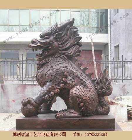 大型铜麒麟