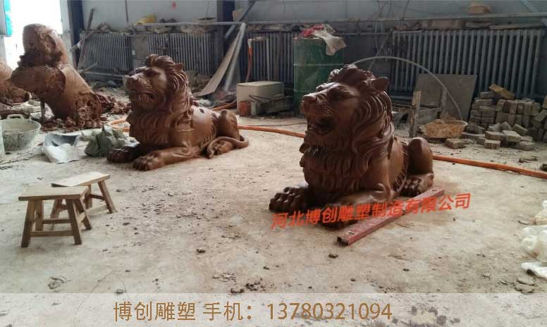 大型铜雕狮子