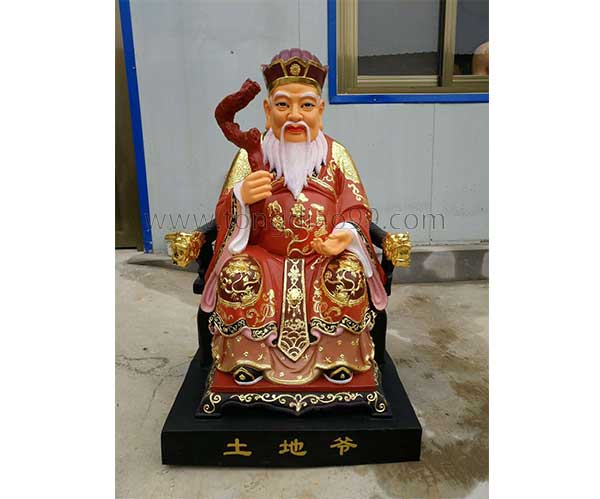 土地爷铜像