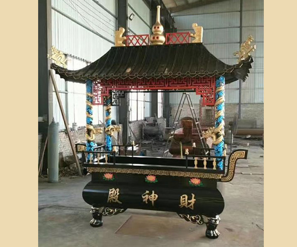 财神殿铜香炉